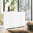 Cômoda 8 Gavetas 100% MDF Lis