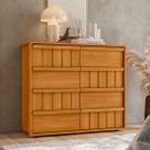 Cômoda 8 Gavetas 136cm Tarsila Linha Espazzo Madetec
