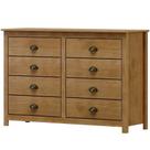 Comoda 8 Gavetas Madeira Maciça 125 Cm 9102 Freijo Milani Store Comoda 8 Gavetas Madeira Maciça 125 Cm 9102 Freijo Milani Store