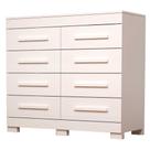 Comoda 8 Gavetas Nalu ACP Móveis Branco - 100% MDF Comoda 8 Gavetas Nalu ACP Móveis Branco - 100% MDF