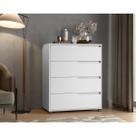 Cômoda 80cm com 4 Gavetas Multimóveis CR35243
