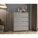 Cômoda 80cm com 4 Gavetas Multimóveis CR35243