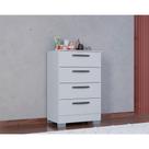 Cômoda Ambiente 867 4 Gavetas Branco Brilho - Poquema Cômoda Ambiente 867 4 Gavetas Branco Brilho - Poquema