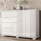 Cômoda Ambiente Texas Branco Brilho - Moval