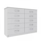 Cômoda Austin 10 Gavetas Evidência Móveis Cômoda Austin 10 Gavetas Evidência Móveis
