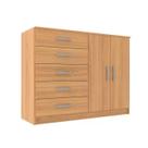 Cômoda Austin Evidencia Moveis 2 Portas 5 Gavetas Cômoda Austin Evidencia Moveis 2 Portas 5 Gavetas