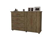 Comoda Bali Amendoa/Wood Luxo Móveis Primus