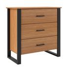 Cômoda Barry 3 GV Freijó e Preta