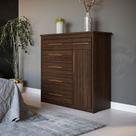 Comoda batrol 6gav 1p elegance capuccino wood