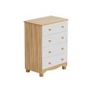 Comoda Bebe Moveis Peroba Junior simples 04 gavetas MDF -