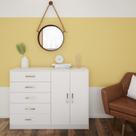 Cômoda Belize 2 PT 5 GV Branca Cômoda Belize 2 PT 5 GV Branca