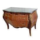 Cômoda Bombê 123cm Buffet Marchetaria Rádica Luxo