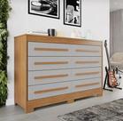 Cômoda Califórnia 8 Gavetas Cinamomo/Off - Benetil