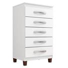 Cômoda Cannes 5 Gavetas Branco - Incorplac Cômoda Cannes 5 Gavetas Branco - Incorplac