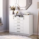Cômoda com 2 Portas e 5 Gavetas Quebec
