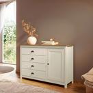 Cômoda com 4 Gavetas e 1 Porta Linha Topázio - Finestra Móveis - 100% Madeira Maciça Cômoda com 4 Gavetas e 1 Porta Linha Topázio - Finestra Móveis - 100% Madeira Maciça