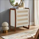 Cômoda Com Rattan 4 Gavetas 6028 Cômoda Com Rattan 4 Gavetas 6028