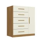 Cômoda Corais Quarto Com 5 Gavetas e 1 Porta 68cm Cômoda Corais Quarto Com 5 Gavetas e 1 Porta 68cm