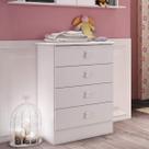 Cômoda de Bebê 4 Gavetas 1320 Baby Branco Cômoda de Bebê 4 Gavetas 1320 Baby Branco