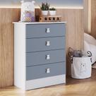 Cômoda de Bebê 4 Gavetas 1320 Baby