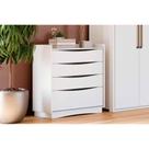 Cômoda de Quarto Complet M260 c/ 4 Gavetas Branco - Kappesberg