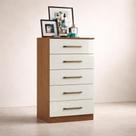 Cômoda de Quarto Moderna 5 Gavetas -