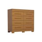 Cômoda de Quarto Nalu c/ 8 Gavetas Cinamomo - ACP Cômoda de Quarto Nalu c/ 8 Gavetas Cinamomo - ACP