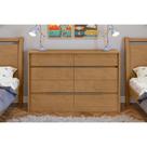 Cômoda de Quarto Urban 8 Gavetas Rovere - Lopas