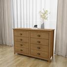 Cômoda Decorativa 8 Gavetas Madeira Maciça Osiris Freijó - G74 - Gran Belo