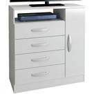 Cômoda Delta com 1 Porta e 4 Gavetas Atualle Móveis