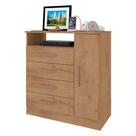 Comoda Delta Quarto Com 4 Gavetas e 1 Porta