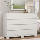 Cômoda Demóbile Sintra 8 Gavetas 136cm