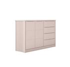Cômoda Diamante 4 Gavetas e 2 Portas Rosê - FbABY