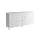 Cômoda Ditália 6 Gavetas Dm-221 Branco