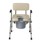 Cômoda Drop Arm Medline com assento e encosto acolchoados