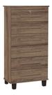 Comoda G-6 Cor Teca 06 Gavetas + Fechadura Amadeirada Fosca!