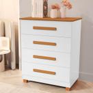 Comoda Gaveteiro 4 Gavetas Decor Varias Cores Roupas Suiça Comoda Gaveteiro 4 Gavetas Decor Varias Cores Roupas Suiça