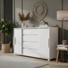 Cômoda Gaveteiro Organizador 4 Gavetas Vivace Branca Cômoda Gaveteiro Organizador 4 Gavetas Vivace Branca