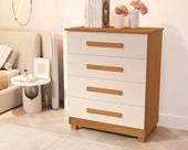 Comoda Gaveteiro Suiça 4 Gavetas 100% Mdf Comoda Gaveteiro Suiça 4 Gavetas 100% Mdf