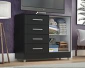 Cômoda gisele 4 gav 2 portas Cômoda gisele 4 gav 2 portas