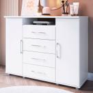 Cômoda Gold 2 Portas 4 Gavetas Branco - Irm Móveis