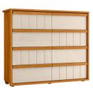Cômoda Grande 8 Gavetas 100% MDF Ripada Talita Cômoda Grande 8 Gavetas 100% MDF Ripada Talita