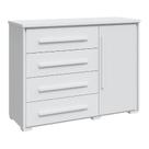 Cômoda Grande com Sapateira e 4 Gavetas Angra Rimo Cômoda Grande com Sapateira e 4 Gavetas Angra Rimo