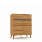 Cômoda Ibiza 5 Gavetas Nature Vila Rica Cômoda Ibiza 5 Gavetas Nature Vila Rica