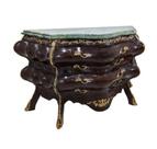Cômoda Imbuia Moranga Cravejado Bronze Marmore Duplo Luxo