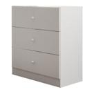 Comoda Infantil 03 Gavetas Louise Branco REAJL Moveis
