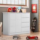 Cômoda Infantil 4 Gavetas 2 Portas 100 MDF Eloá Phoenix Baby