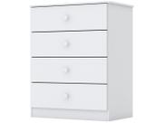 Cômoda Infantil Amarelinha Branco Brilho Henn