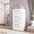 Cômoda Infantil Diana 4 Gavetas Quarto