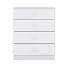 Cômoda Infantil Labirinto Branco Brilho Henn